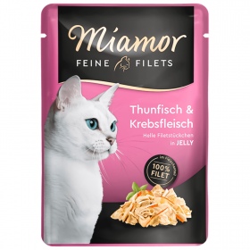 Miamor Filets Thunfisch & Krebsfleisch - tuńczyk i raki w galarecie 100g