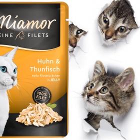 Miamor Filets Huhn & Thunfisch 100g