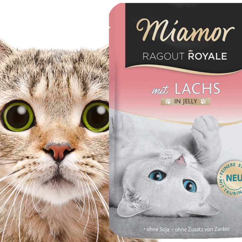 Miamor Royale med laks i gelé 100g