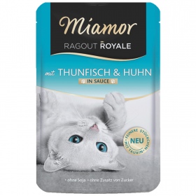 Miamor Royale mit Thunfisch & Huhn - mokra karma tuńczyk i kurczak w sosie 100g