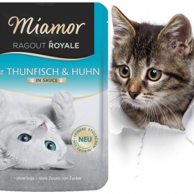 Miamor Royale mit Thunfisch & Huhn - mokra karma tuńczyk i kurczak w sosie 100g