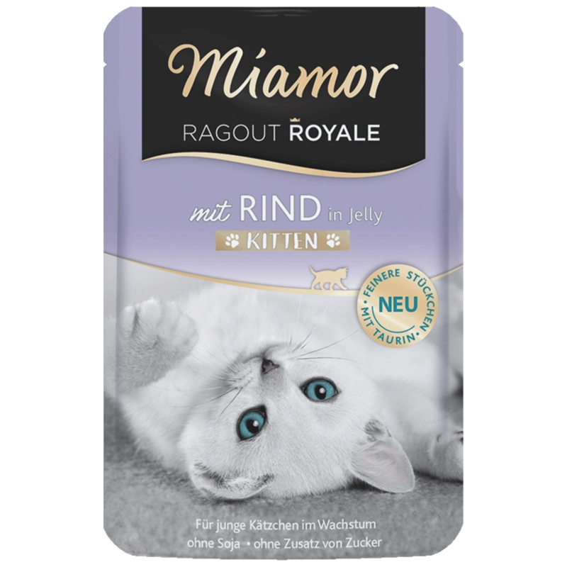 Miamor Royale Kitten - Wołowina w Galarecie