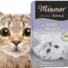 Miamor Royale Kitten - Wołowina w Galarecie