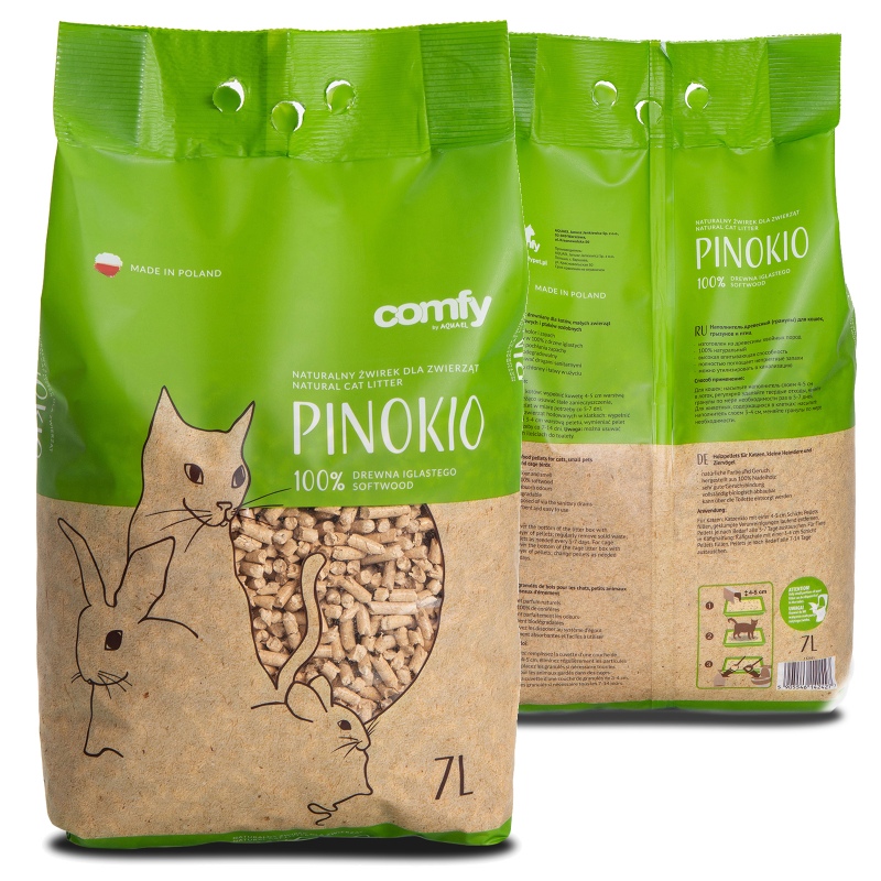 Granulés en Bois Pinokio 7l pour animaux