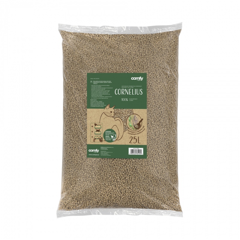 Cornelius Herbal - Naturalny żwirek kukurydziany 25l