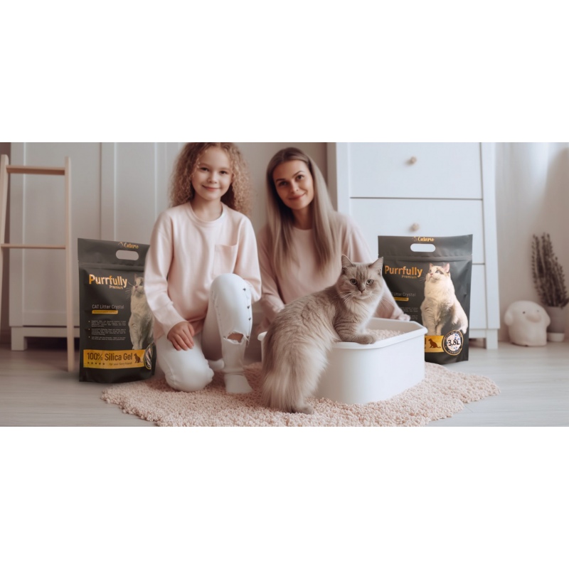 Catario Purrfully Premium - żwirek silikonowy dla kota 3,8L