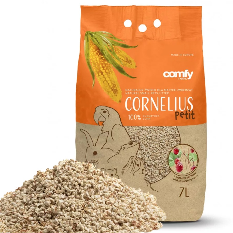 Comfy Cornelius Petit 7l - Poziomkowy żwirek