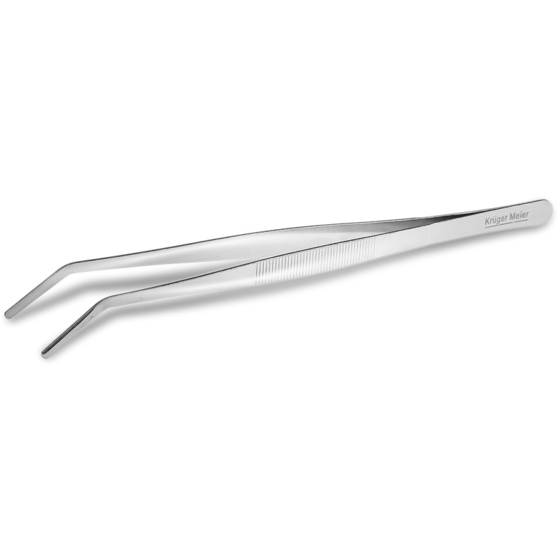 Kruger Meier 30cm Bent Plant Tweezers