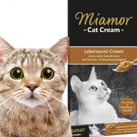 Miamor Cat Cream - Paszteciki z Wątróbką 6x15g