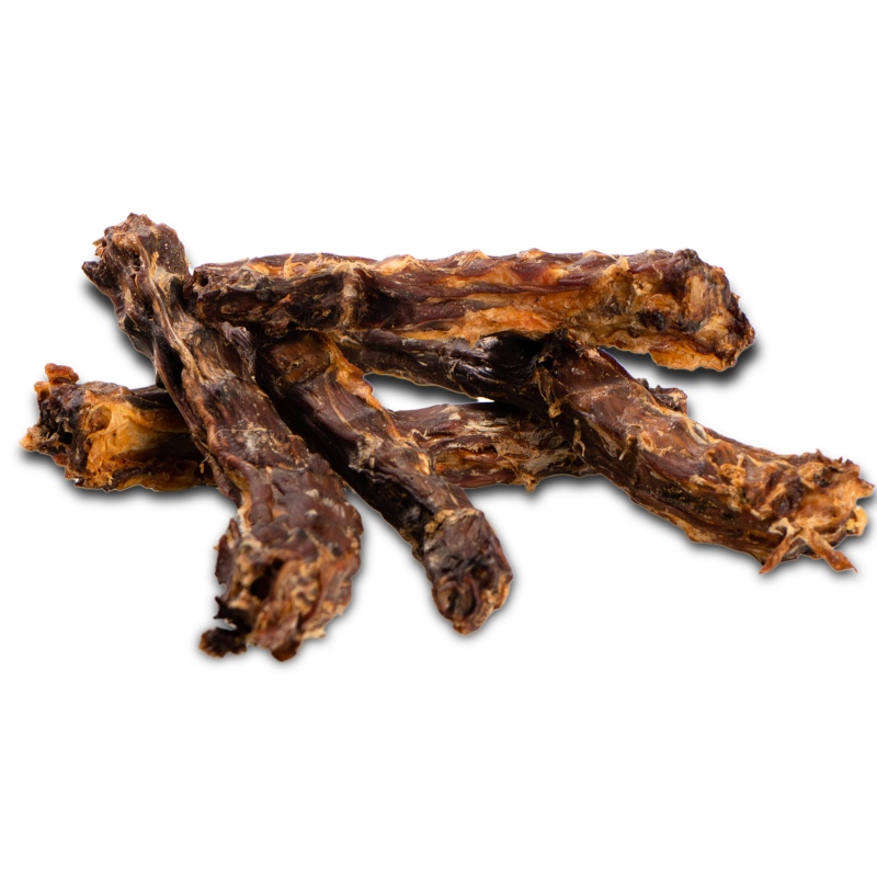 Natural dried duck neck for dogs