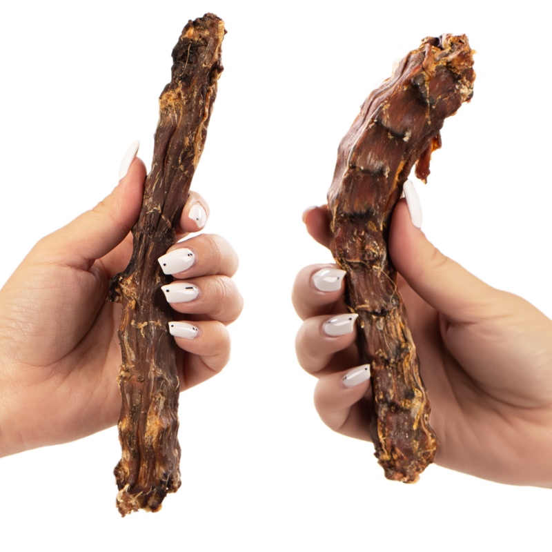 Natural dried duck neck for dogs