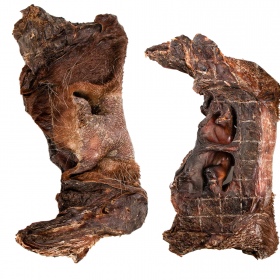 Dried beef nose and cheeks for dogs