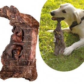 Dried beef nose and cheeks for dogs