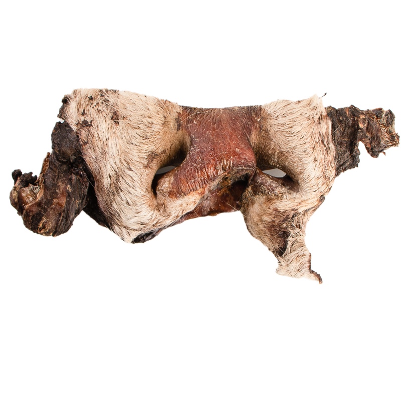 Dried beef nose and cheeks for dogs