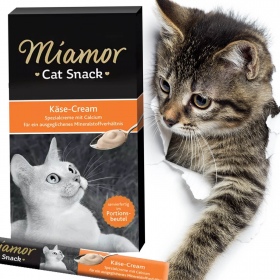 Miamor Cat Cream -  delikatna pasta z serem dla kota 5x15g