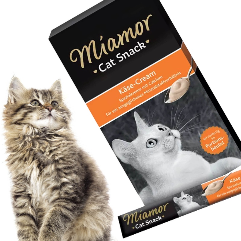 Miamor Cat Cream -  delikatna pasta z serem dla kota 5x15g