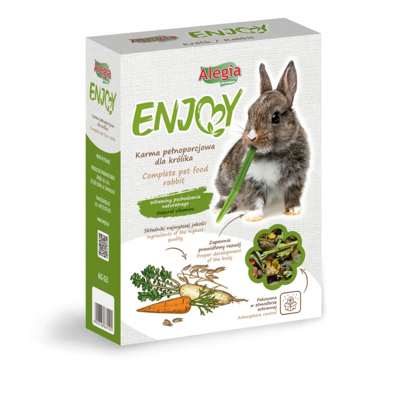 Alegia Enjoy nourriture pour lapin 800g