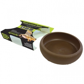 Komodo Mealworm Dish - Feeding Bowl for Reptiles