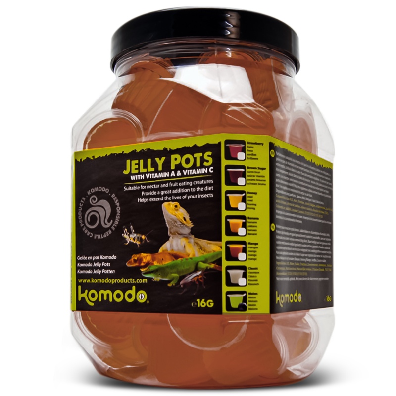 Komodo Jelly Pot Bosbes - Voeding voor reptielen