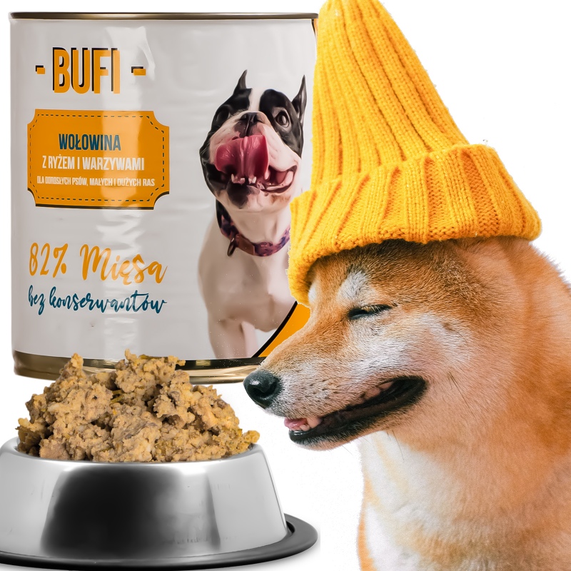 Bufi Karma für Hunde - 82% Rindfleisch