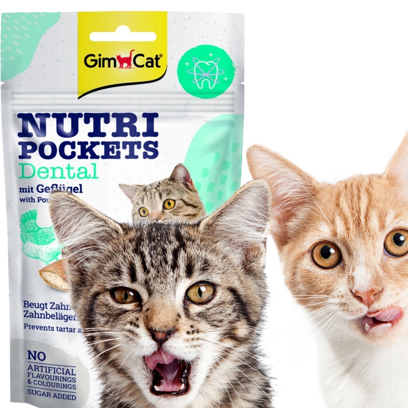 GimCat Nutri Pockets Dental Treats for Cats