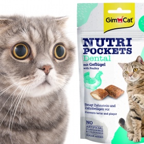 GimCat Nutri Pockets Dental Treats for Cats