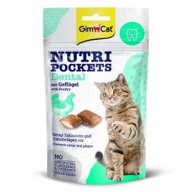 GimCat Nutri Pochets Dental - golosinas para gatos