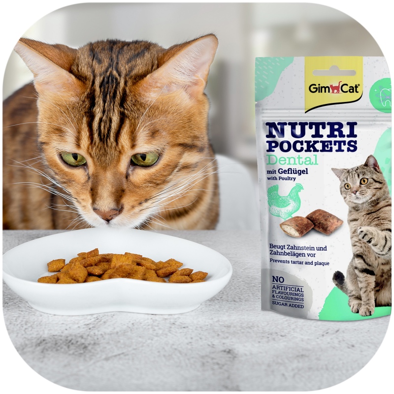 GimCat Nutri Pochets Dental - якісні ласощі