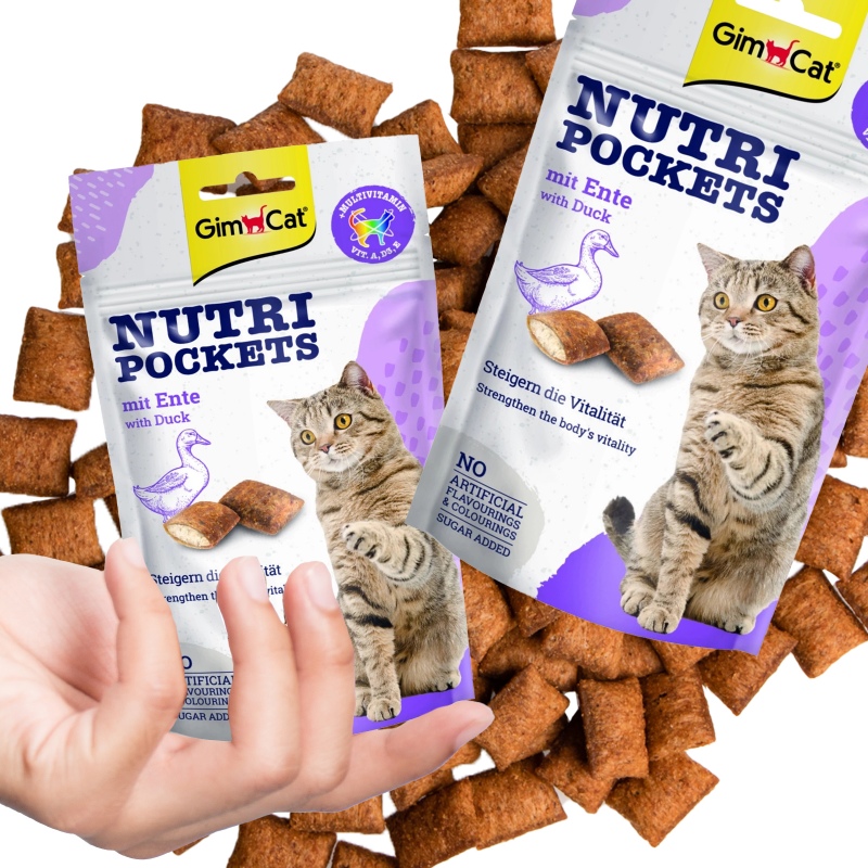 GimCat Nutri Pochets - przysmak z witaminami