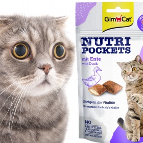 GimCat Nutri Pochets au canard