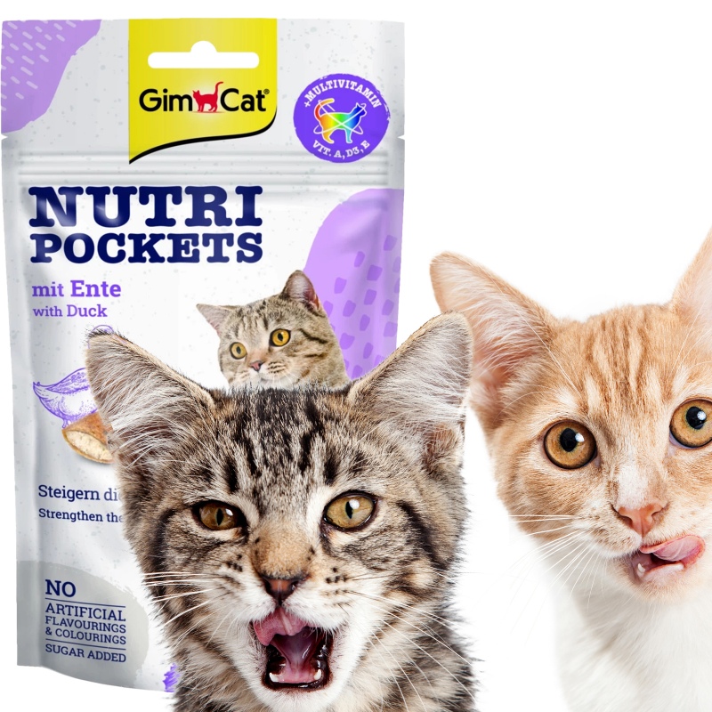 GimCat Nutri Pochets - przysmak z witaminami