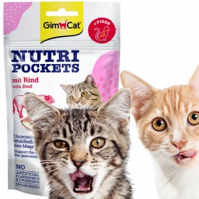 GimCat Nutri Pochets Fiber kattens favoritt