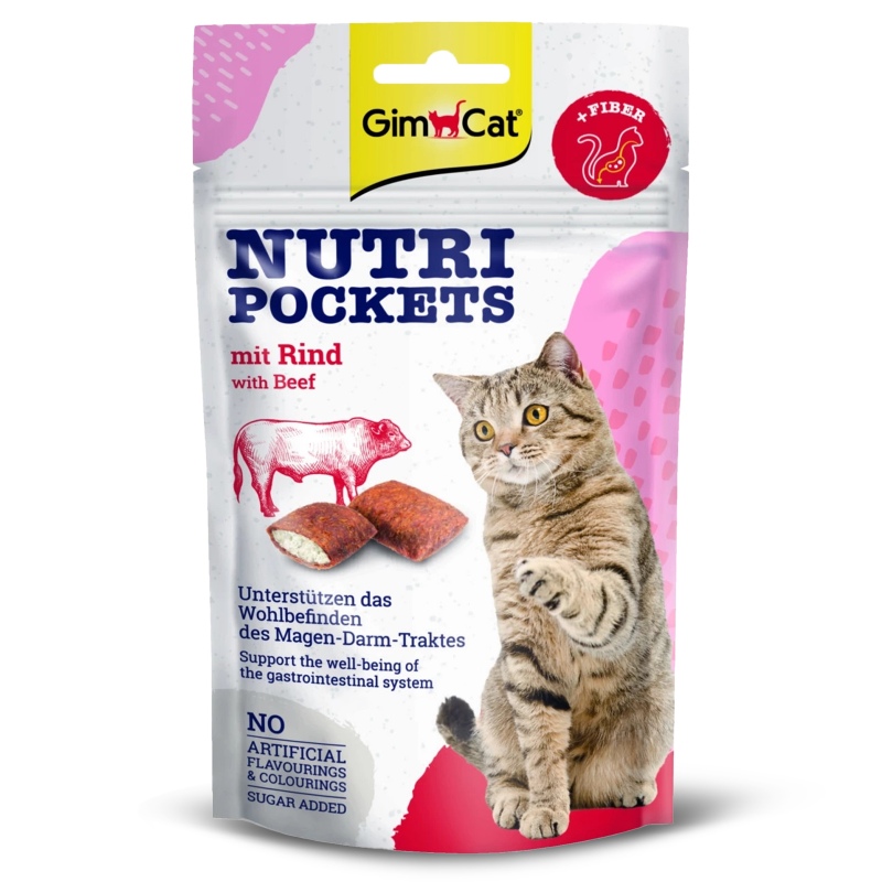 GimCat Nutri Pochets Fiber для котів