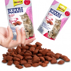 GimCat Nutri Pockets Fiber - Haarballen Snack