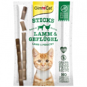 GimCat Sticks 95% Carne - Salchichas para Gatos