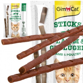 GimCat Sticks med lam og fjørfe