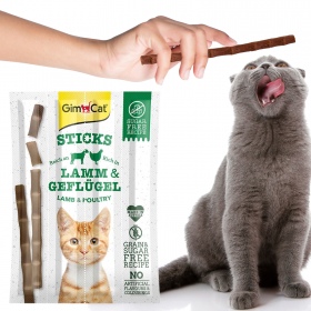 GimCat Sticks med lamm och fågel