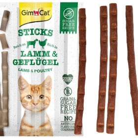 GimCat Sticks med lam og fjørfe