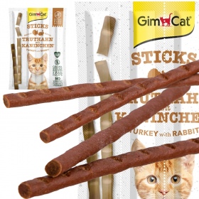 GimCat Sticks 95% Fleisch für Katzen