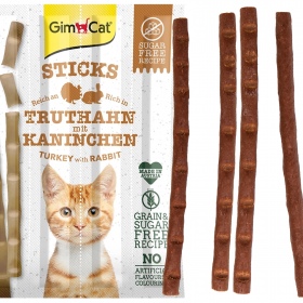 GimCat Sticks 95% Mięsa - 4 Kiełbaski