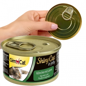 GimCat ShinyCat i gelé - köttfoder 70g