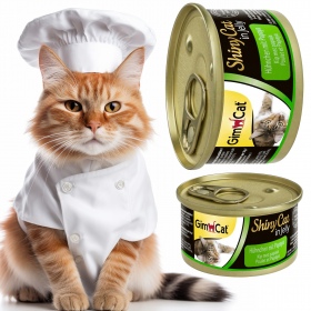 GimCat ShinyCat Huhn und Papaya 70g