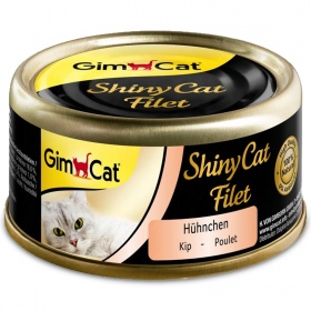 GimCat ShinyCat Филе - Корм курица 70г