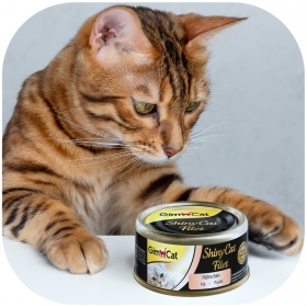 GimCat ShinyCat Filet de frango em caldo 70g