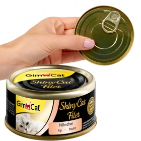 GimCat ShinyCat Filet - Kyckling i Buljong 70g