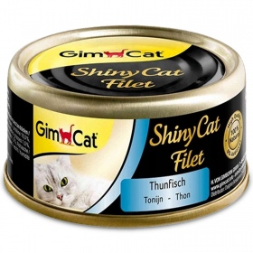 GimCat ShinyCat Filet tunų konservai