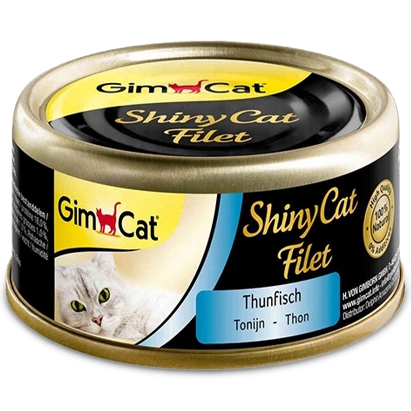 GimCat ShinyCat Filet - Thon Cuit 70g