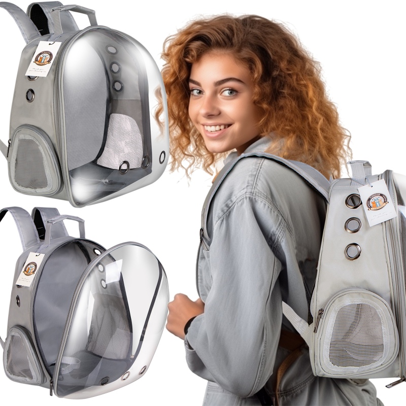 Furrever Friends CatVision Grey Backpack Carrier