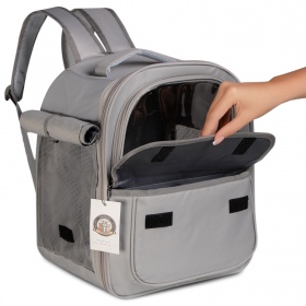 Furrever Friends Catssic Grey carrier backpack