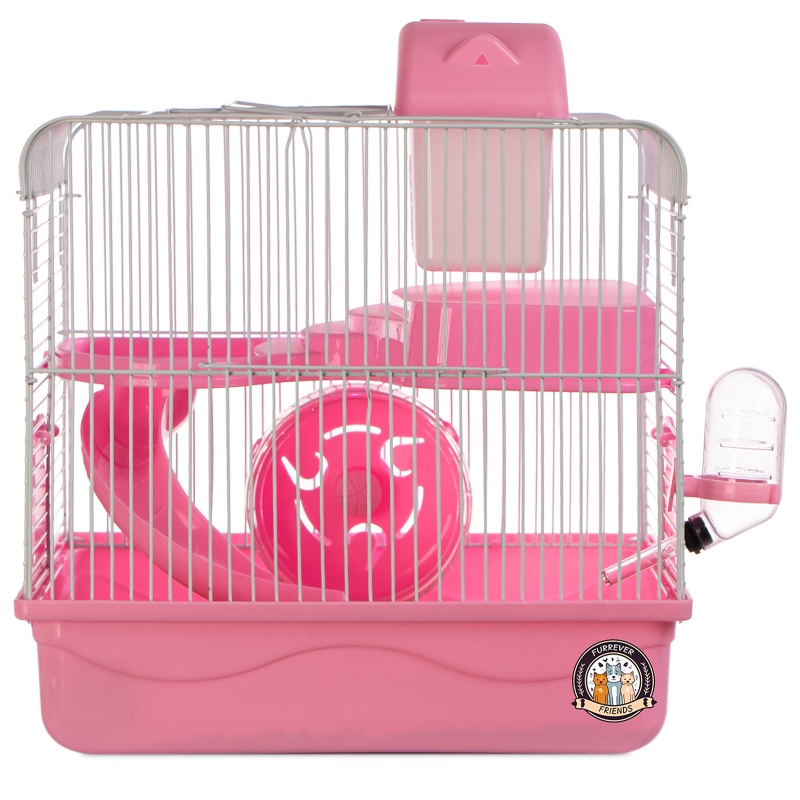 Miku Homie L Pink Cage for Small Rodents